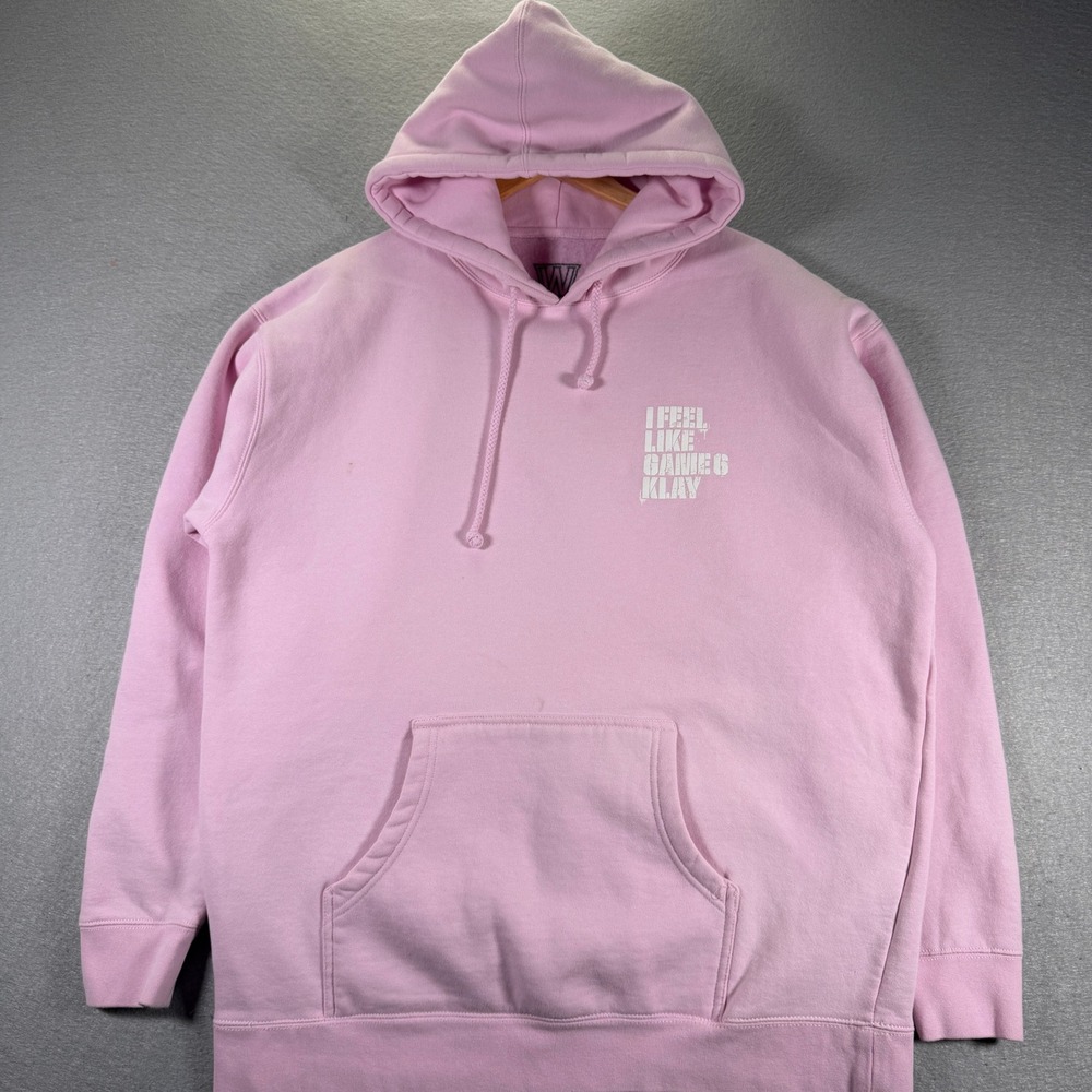 Klay Thompson I Feel Like Game 6 Hoodie Pink XL Killa Klay‎ Graphic Sweatshirt